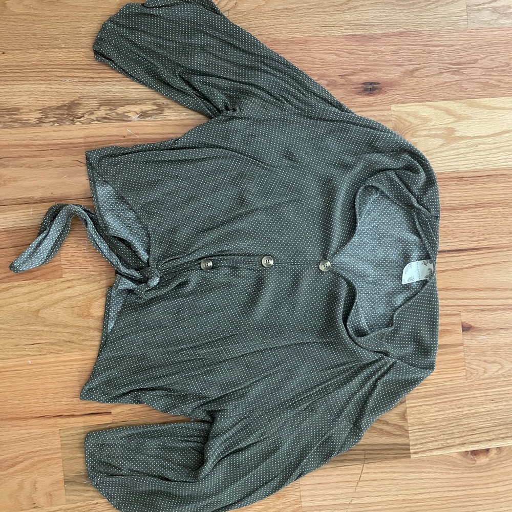 Olive colored long sleeve